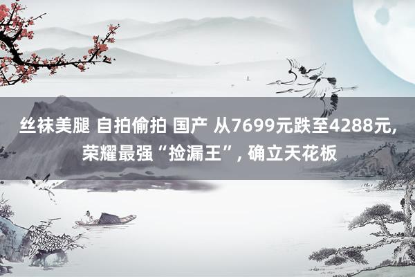 丝袜美腿 自拍偷拍 国产 从7699元跌至4288元, 荣耀最强“捡漏王”, 确立天花板