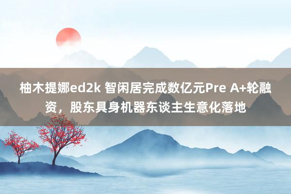 柚木提娜ed2k 智闲居完成数亿元Pre A+轮融资,股东具身机器东谈主生意化落地